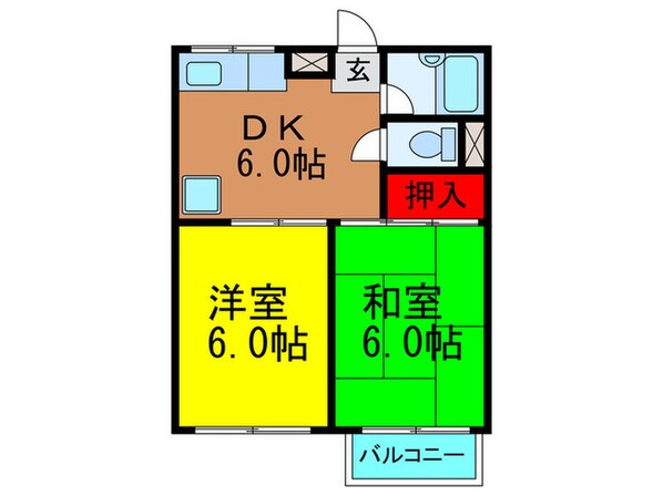 サンマンションの物件間取画像